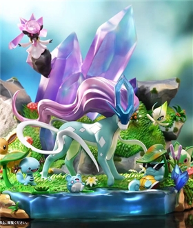 Suicune-and-Pokemon-in-the-Afternoon-Sun