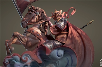 ต้นแบบงานปั้นจีนงาม ๆ Lanling King Into the Battle ค่าย Infinity Studio